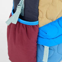 Quilted Colour Block Backpack