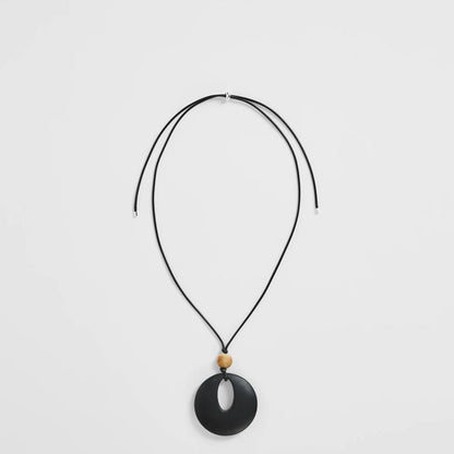 Disc Pendant Necklace