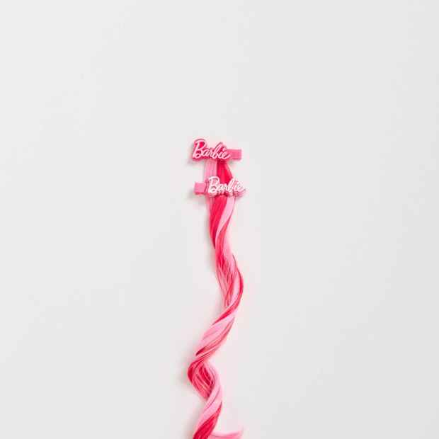 Barbie 2 Pack Faux Hair Clips