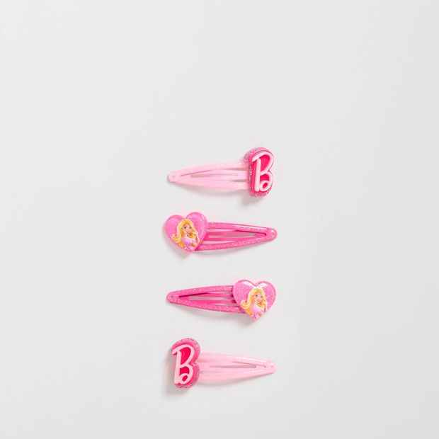 Barbie 4 Pack Icons Snap Hair Clips
