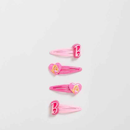 Barbie 4 Pack Icons Snap Hair Clips