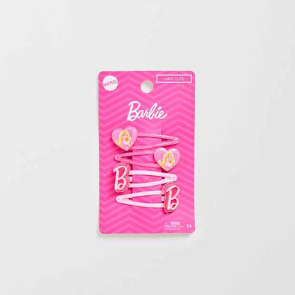 Barbie 4 Pack Icons Snap Hair Clips
