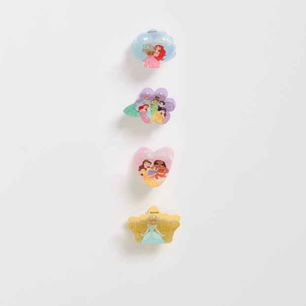 Disney Princess 4 Pack Mini Claw Clips