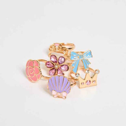 Disney Princess 6 Pack Ring Set