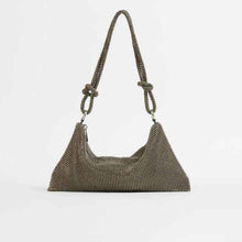 Slouchy Diamante Shoulder Bag