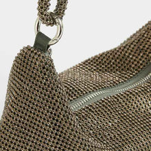Slouchy Diamante Shoulder Bag