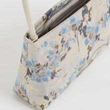 Minimal East West Floral Shoulder Bag