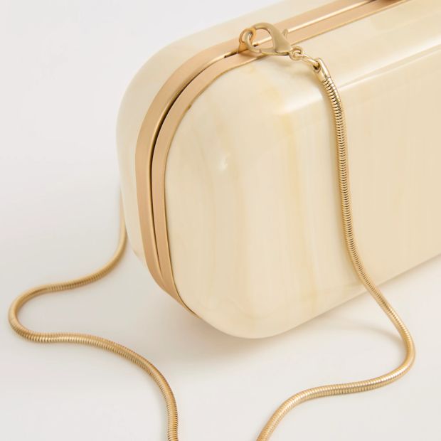 Round Hard Clutch Bag