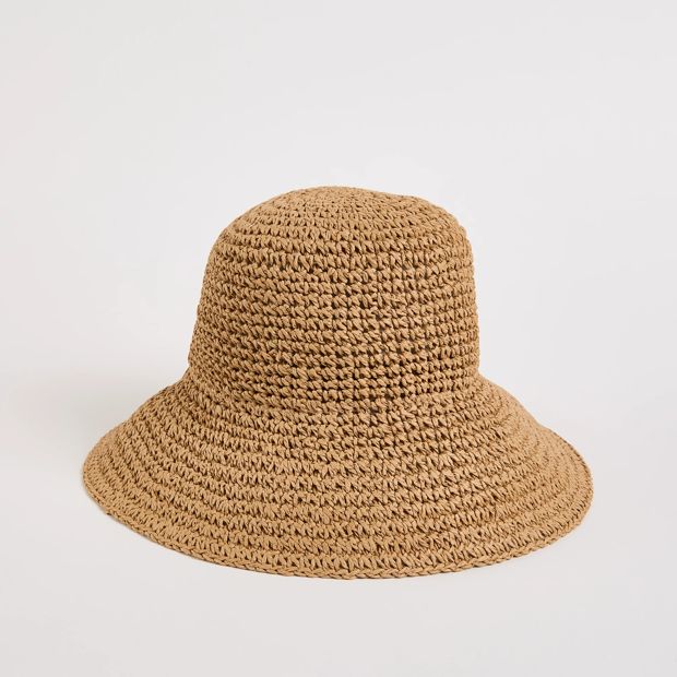 Crochet Paper Straw Hat