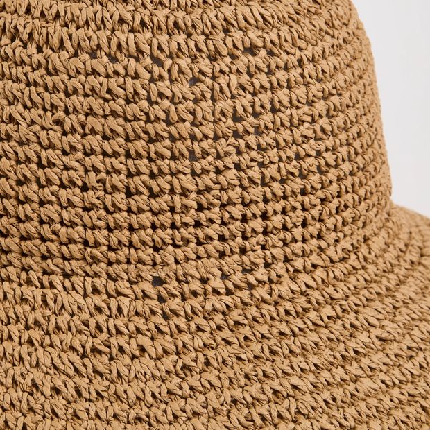 Crochet Paper Straw Hat