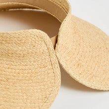 Packable Raffia Visor
