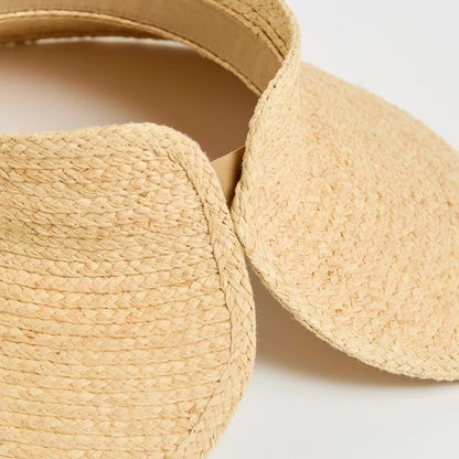 Packable Raffia Visor