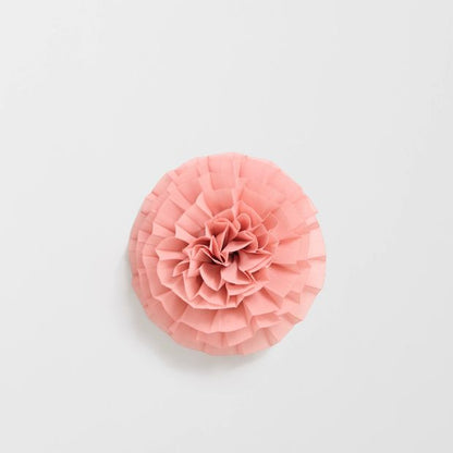 Pleated Fabric Rosette Hair Clip