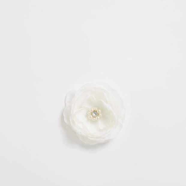 Faux Pearl Centre Flower Clip