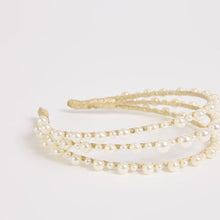 Three-Layer Faux Pearl Headband