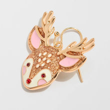 Christmas Reindeer Drop Earrings