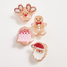 4 Pack Novelty Christmas Claw Clips