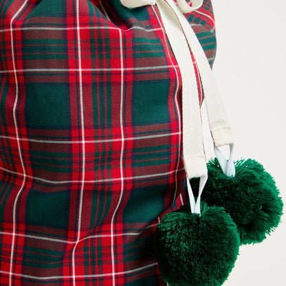 Christmas Family Matching Tartan Santa Sack