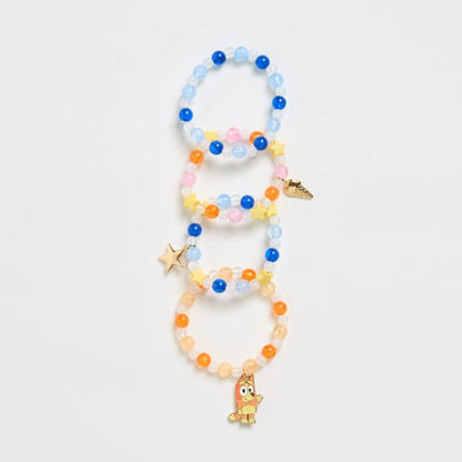 Bluey & Bingo 4 Pack Bracelet Set
