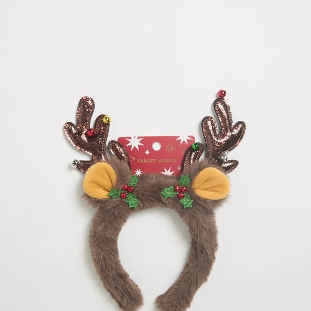 Christmas Reindeer Bells Headband