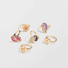 KPop Demon Hunters 6 Pack Rings Set