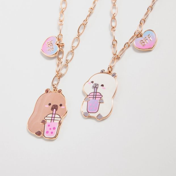 CapyFun Capybara 2 Pack BFF Necklaces