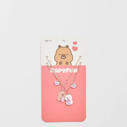CapyFun Capybara 2 Pack BFF Necklaces