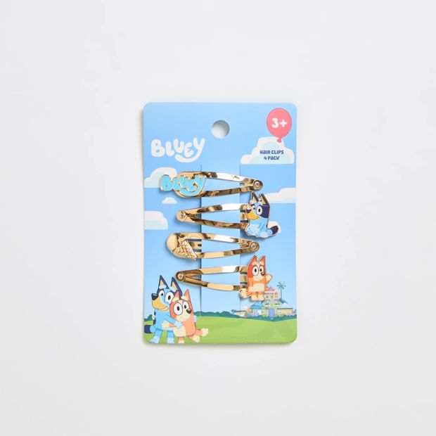 Licensed Bluey & Bingo 4 Pack Snap Clips