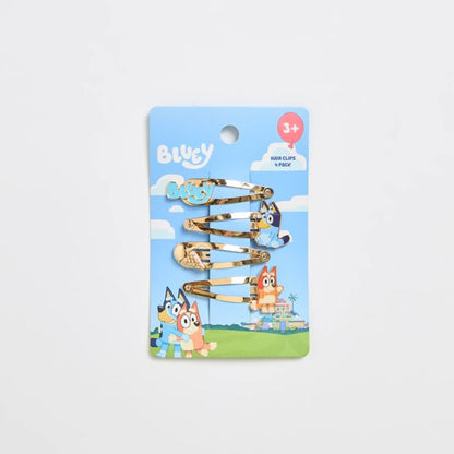 Licensed Bluey & Bingo 4 Pack Snap Clips