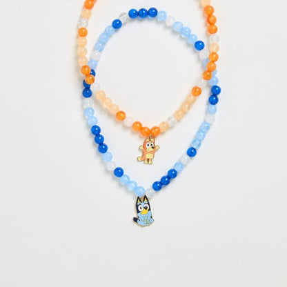 Bluey & Bingo 2 Pack BFF Necklace Set