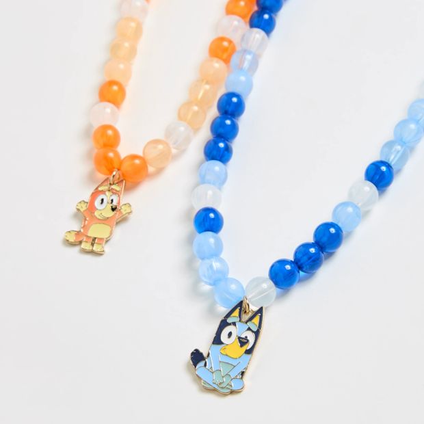 Bluey & Bingo 2 Pack BFF Necklace Set