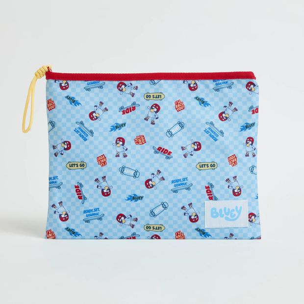 Licensed Bluey Check Print Swim Bag