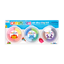 Ooly Creatibles DIY Air Dry Clay Kit 12 Colours Playdough Sand Toys Sensory Toys Art and craft for kids 6yrs+
