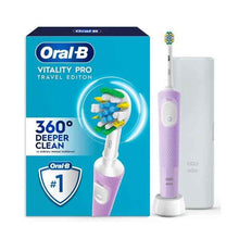 *ORAL B VITALITY PRO D/C E-TOOTHBRUSH + CASE  LILAC 1 PACK