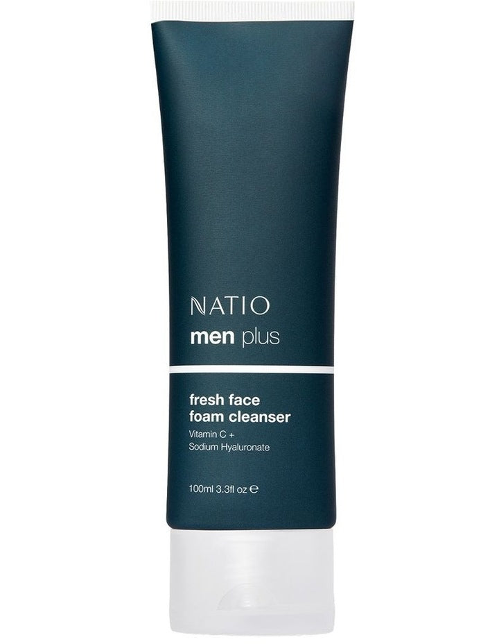 Mens Plus Fresh Face Foam Cleanser 100ml