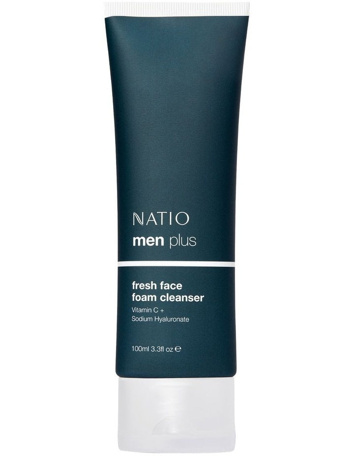 Mens Plus Fresh Face Foam Cleanser 100ml