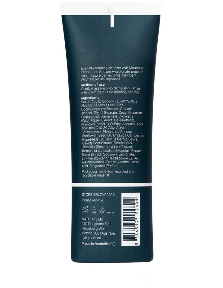 Mens Plus Fresh Face Foam Cleanser 100ml