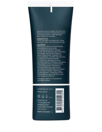 Mens Plus Fresh Face Foam Cleanser 100ml