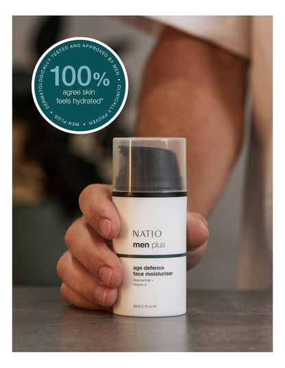 Mens Plus Age Defence Face Moisturiser 80ml
