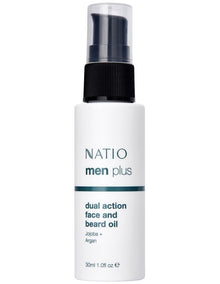 Mens Plus Dual Action Face and Beard Oil 30ml