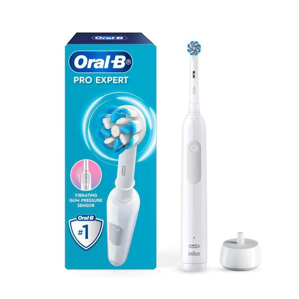 *ORAL B PRO EXPERT D/C E-TOOTHBRUSH WHITE 1 PACK