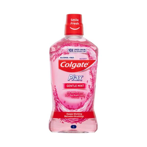COLGATE PLAX MOUTHWASH GENTLE CARE 1L