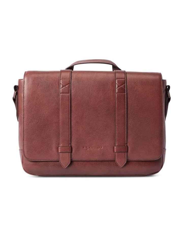 Leather Messenger Bag - Whiskey