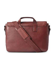 Leather Messenger Bag - Whiskey