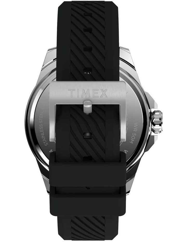 Essex Ave Rubber Watch in Black