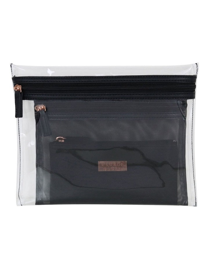Jenna Trio Purse in Black