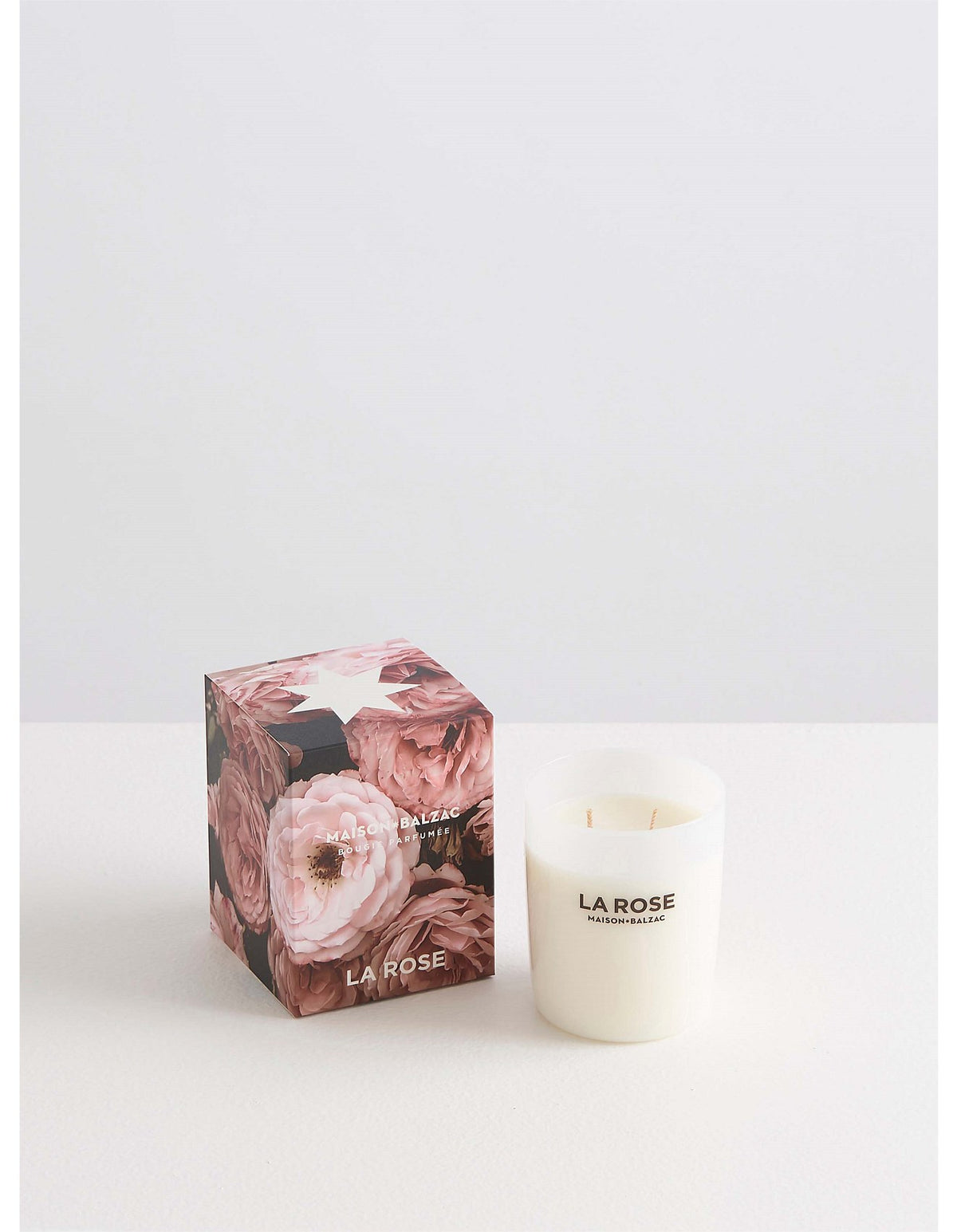 La Rose 300g Double Wick Scented Candle White