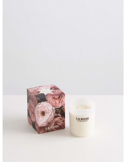 La Rose 300g Double Wick Scented Candle White