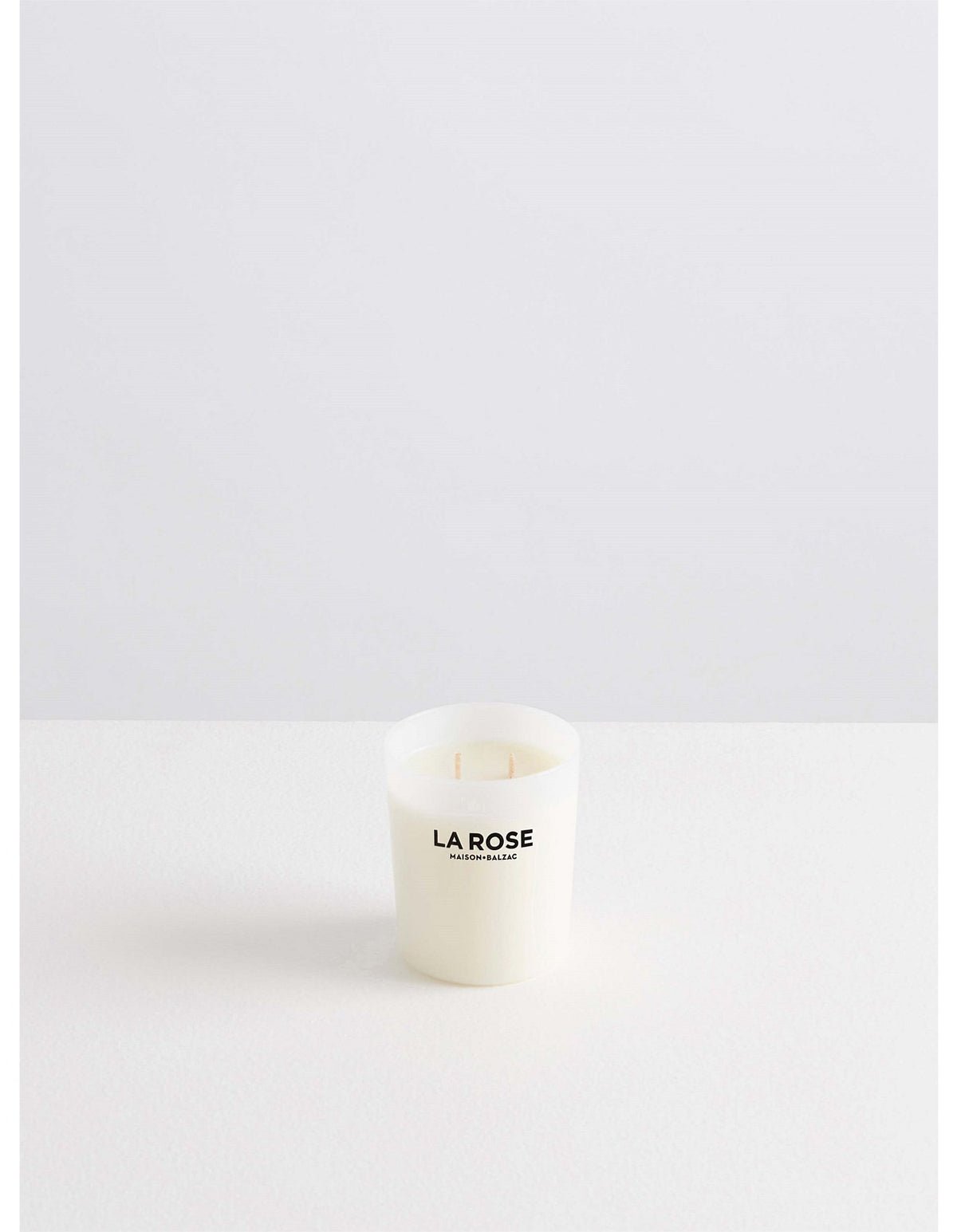 La Rose 300g Double Wick Scented Candle White