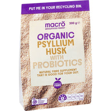 Macro Organic Psyllium Husk With Probiotics 200g
